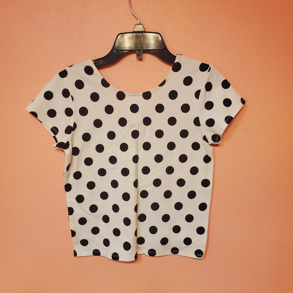 Forever 21, large 14, white and black